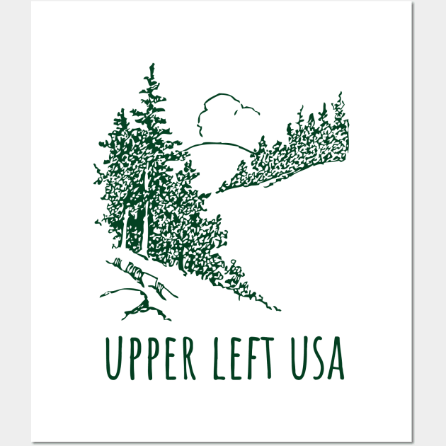 Upper left USA Wall Art by Kutaitum